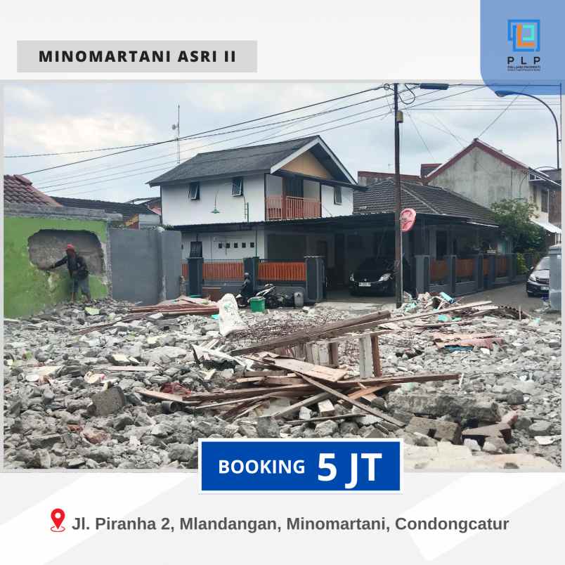 dijual tanah jl piranha 2 mlandangan