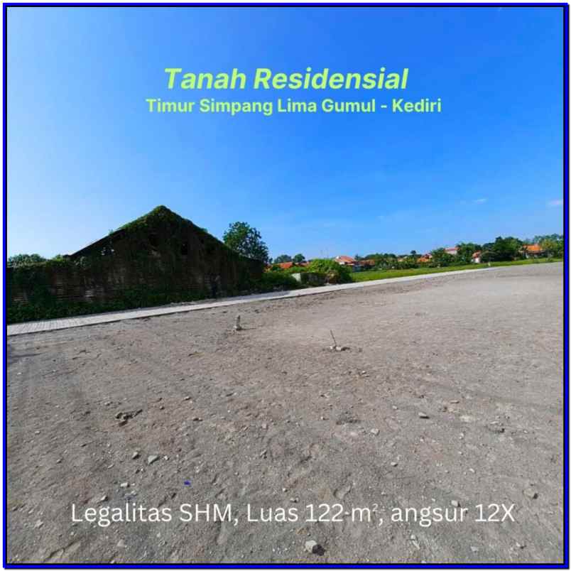 dijual tanah jl totok kerot kediri