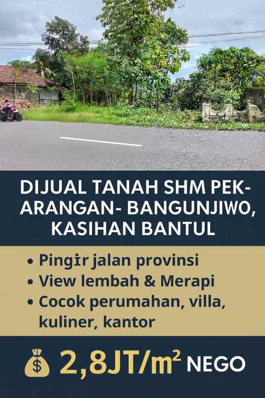 dijual tanah jl tugu gentong sambikerep