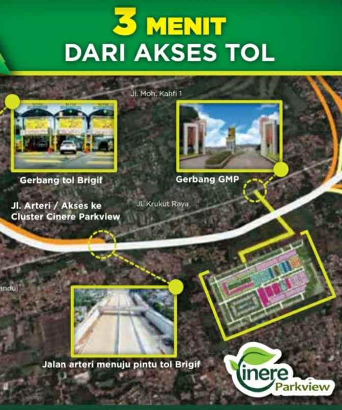 dijual tanah jll cinere parkview graha