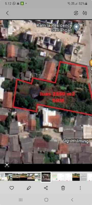 dijual tanah jln raya pangasinan
