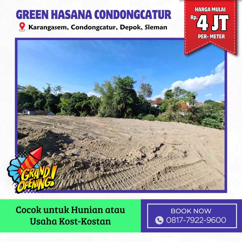 dijual tanah karangasem condongcatur