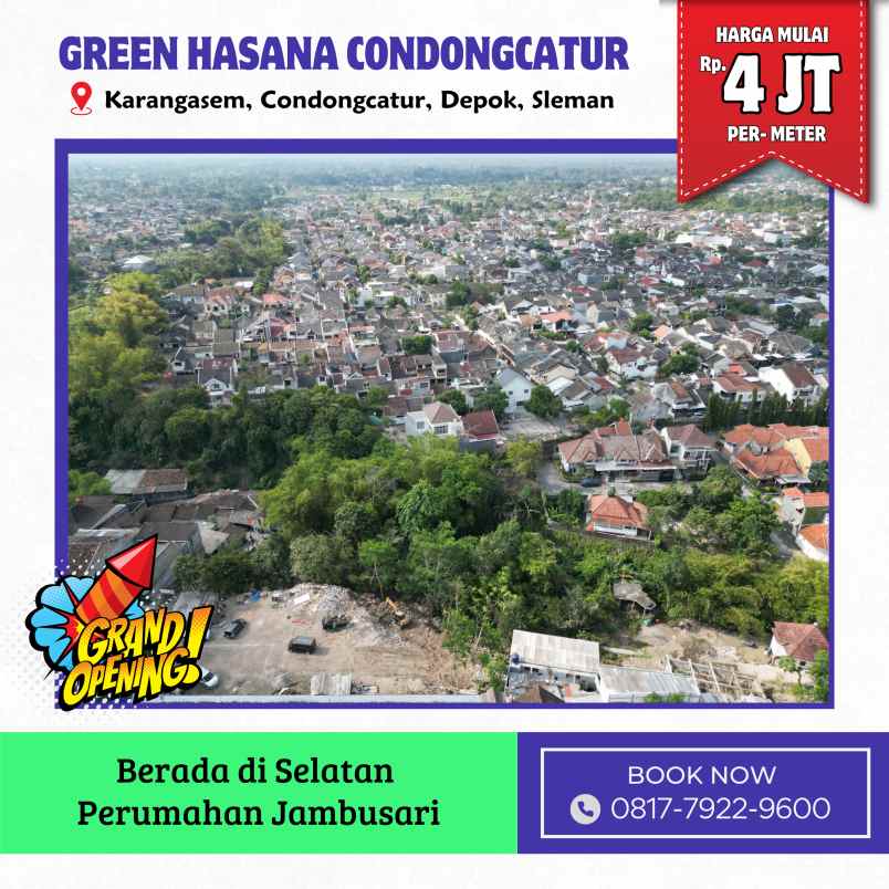 dijual tanah karangasem condongcatur