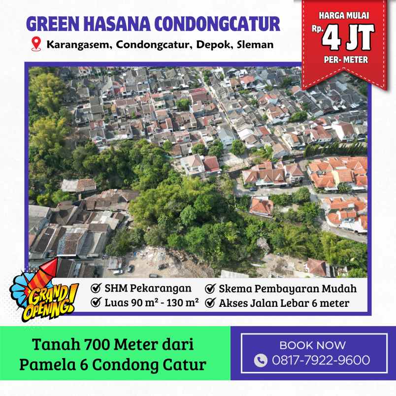 dijual tanah karangasem condongcatur