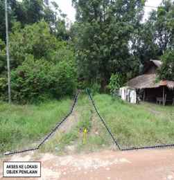 dijual tanah kebun karet seluas 10 660 m2 banyuasin