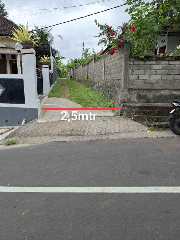 dijual tanah kec selemadeg barat kab