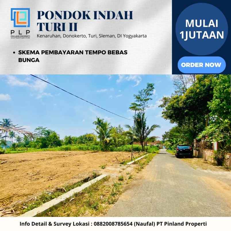 dijual tanah kenaruhan donokerto turi