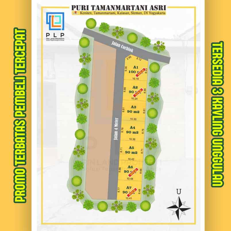 dijual tanah keniten tamanmartani