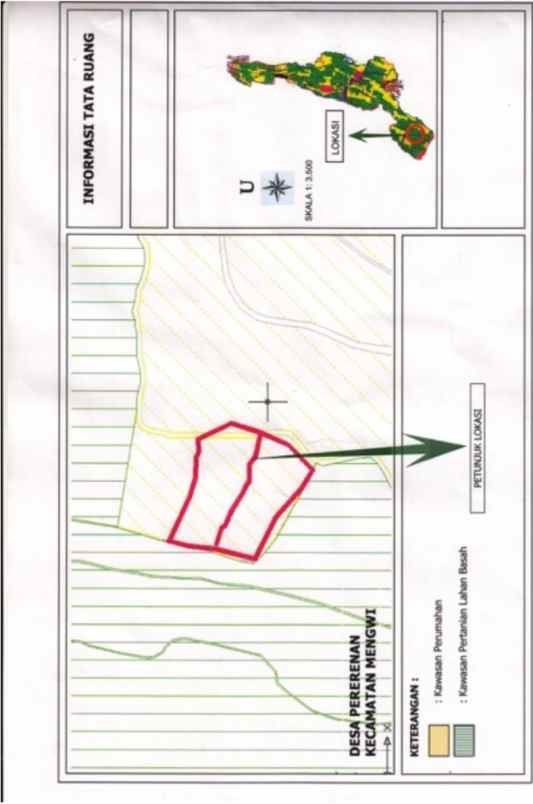 dijual tanah komersial lokasi pererenan