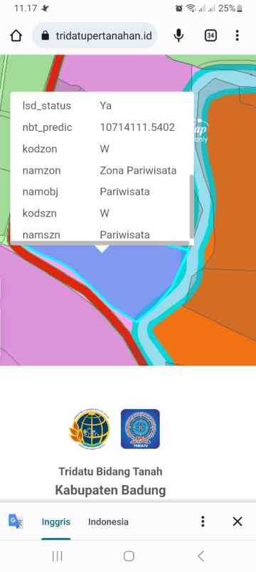 dijual tanah komersial lokasi pererenan