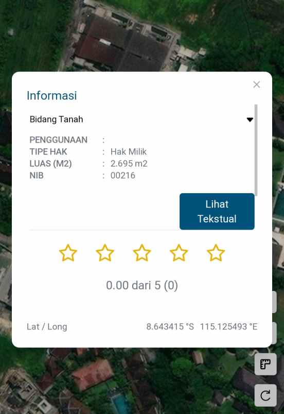 dijual tanah komersial lokasi pererenan