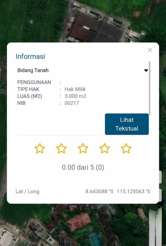 dijual tanah komersial lokasi pererenan