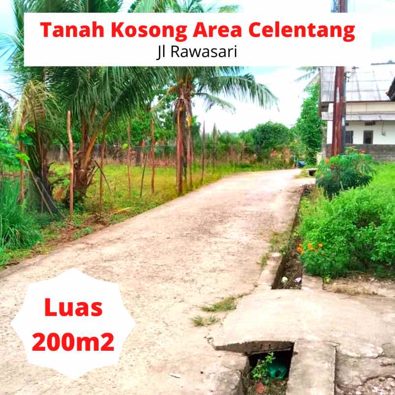 dijual tanah kosong lokasi celentang