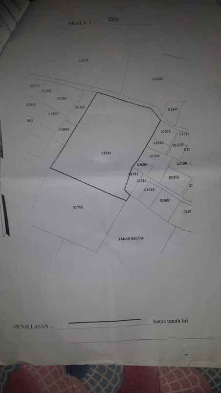 dijual tanah kp tambelang