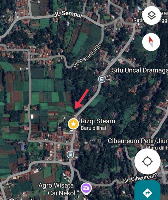 dijual tanah luas dan strategis di bogor dekat ke ipb