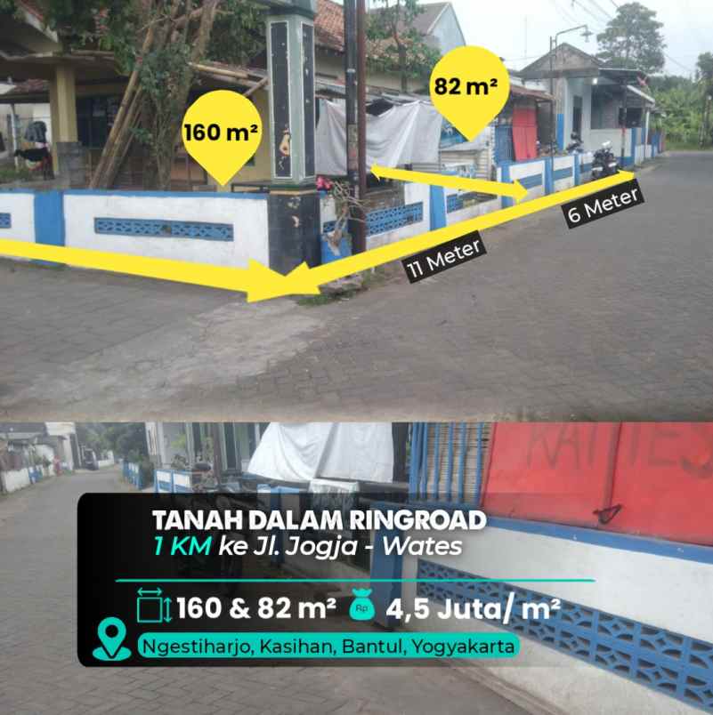 dijual tanah ngestiharjo