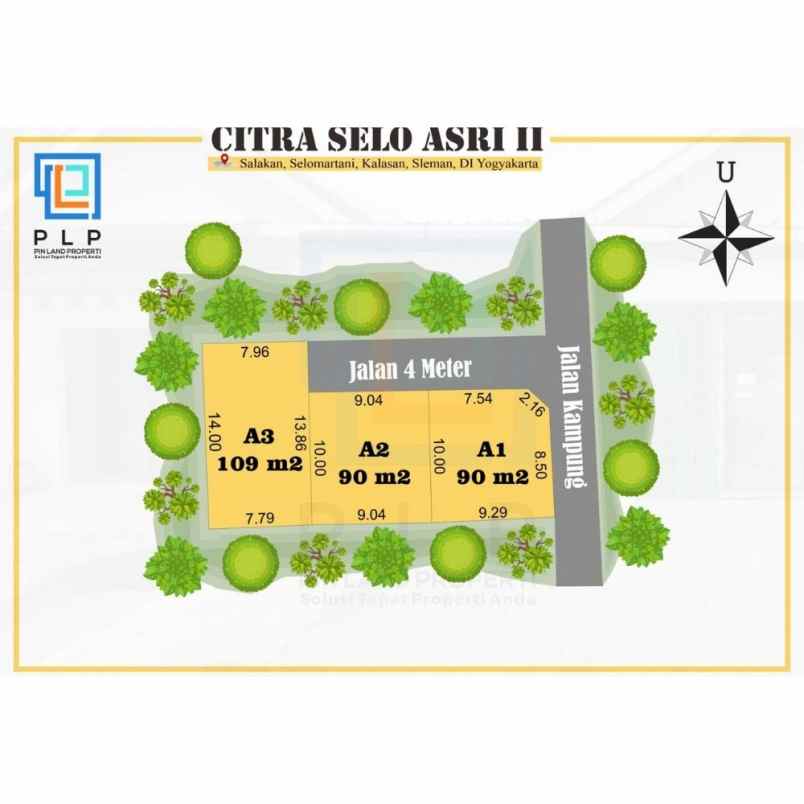 dijual tanah salakan utara kelurahan