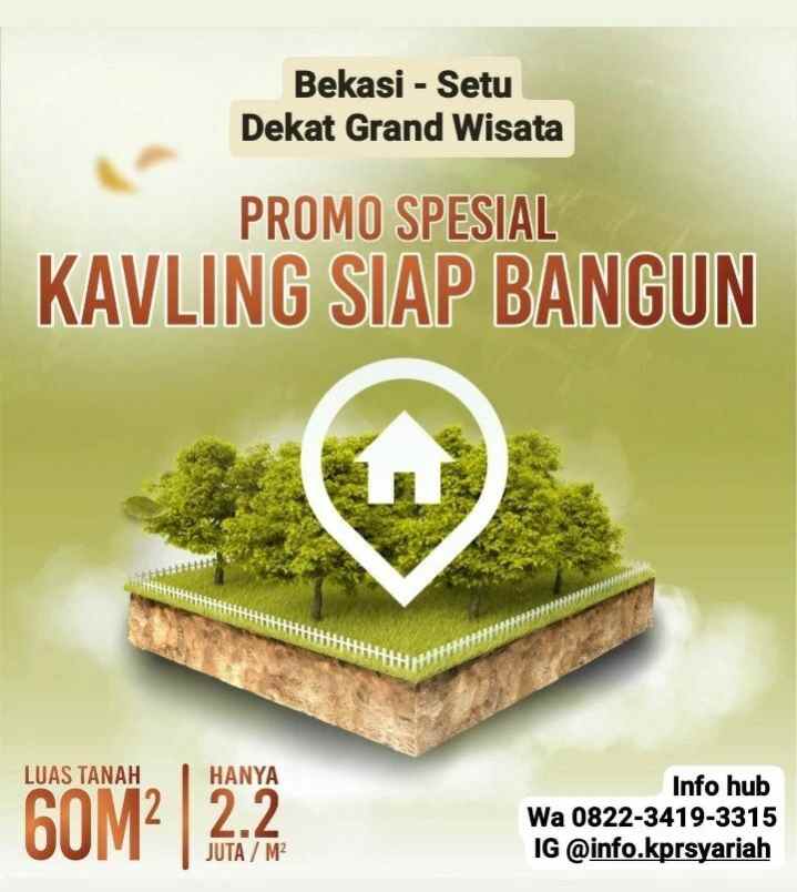 dijual tanah setu bekasi