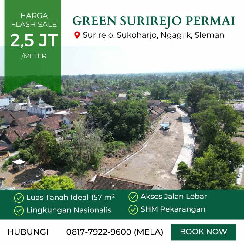 dijual tanah surirejo ngaglik sleman