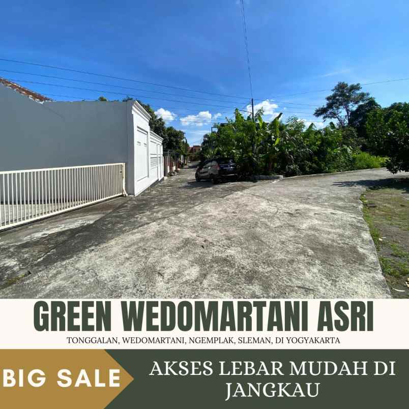 dijual tanah tonggalan wedomartani