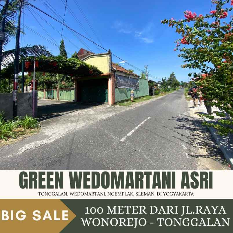 dijual tanah tonggalan wedomartani