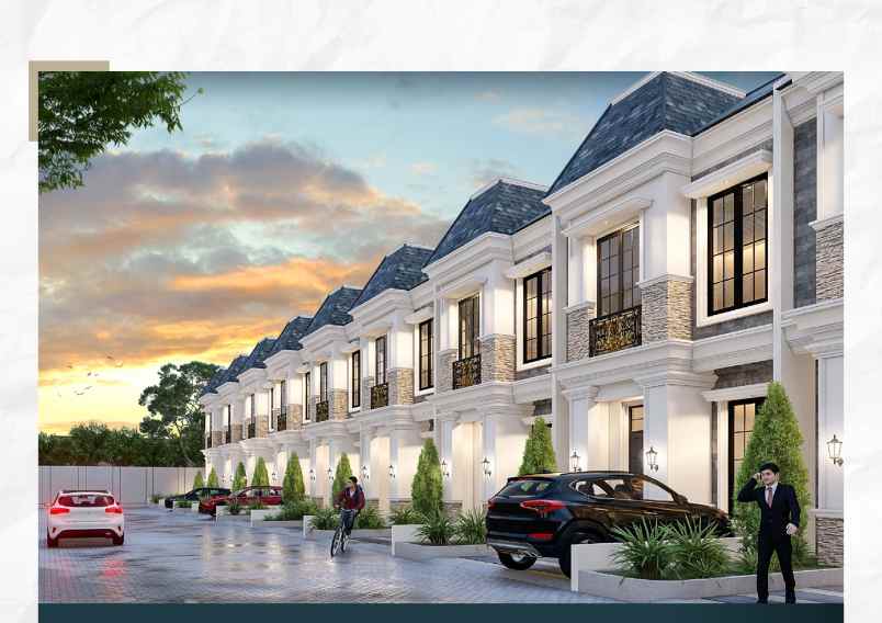 dijual villa komplek royal palace jalan