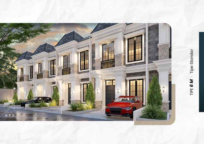 dijual villa komplek royal palace jalan