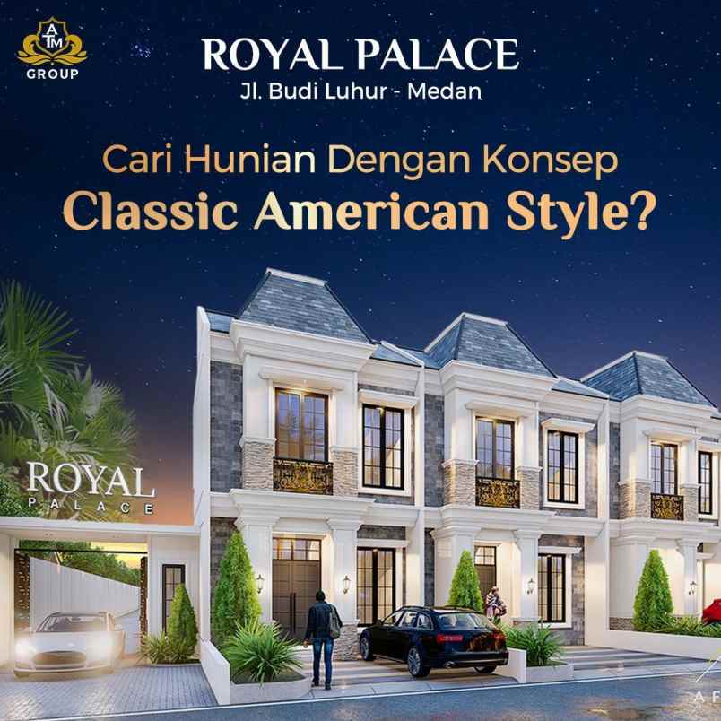 dijual villa komplek royal palace jalan