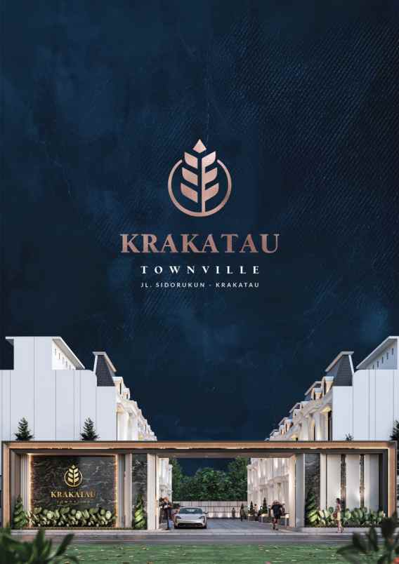 dijual villa krakatau townville jalan