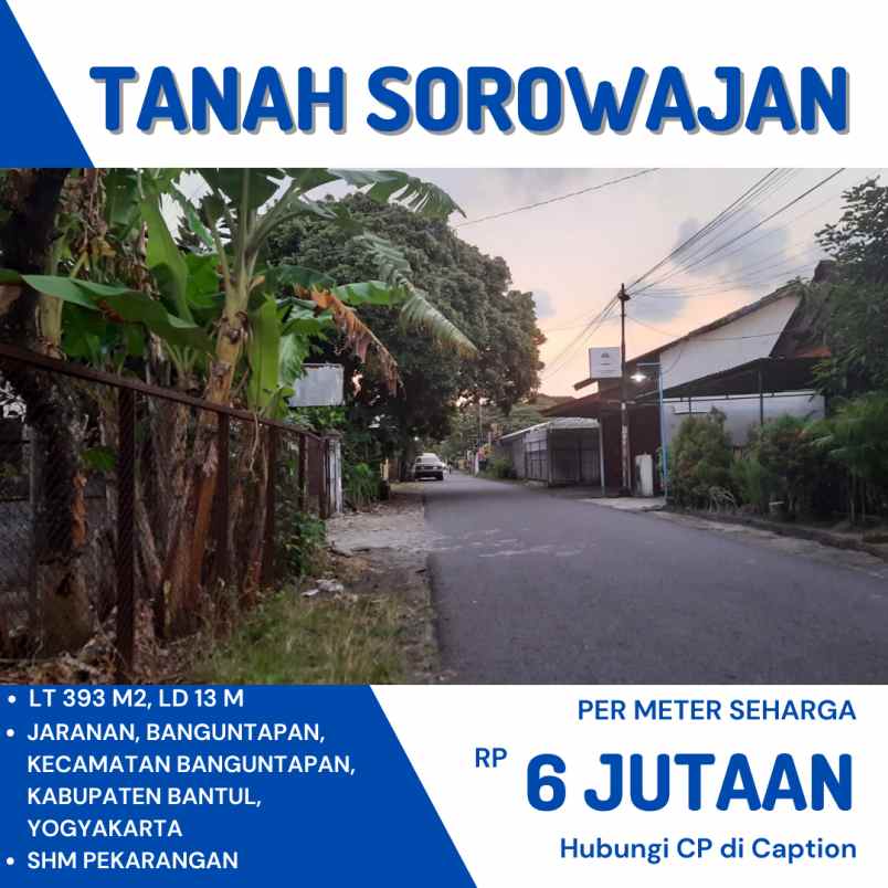 gercep tanah murah jogja bonus rumah