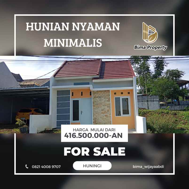 hunian minimalis sejuk kota malang