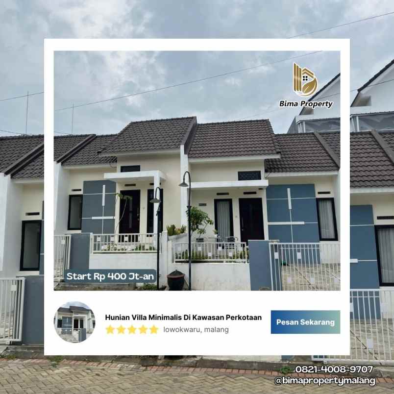 hunian villa minimalis di kawasan perkotaan