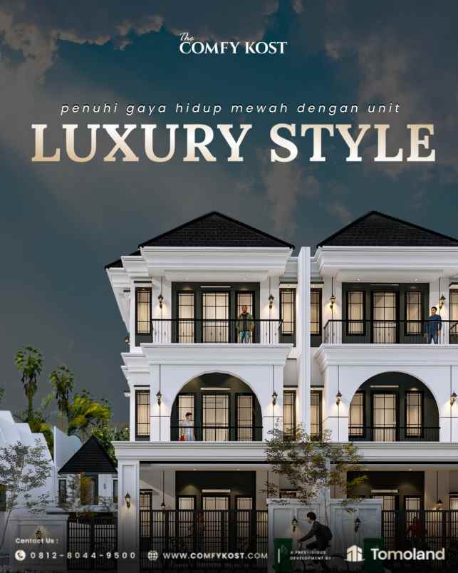 investasi kost premium dekat ub 8 kamar full furniture