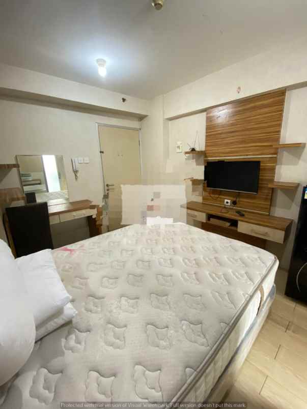 jual apartemen studio furnished green bay pluit