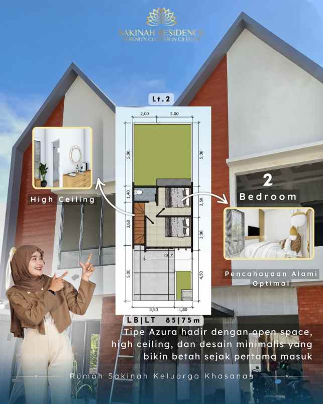 jual bu rumah 2 lantai lokasi super strategis cilegon