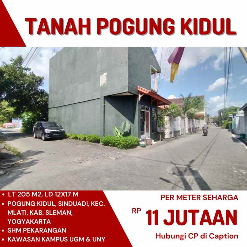 jual cepat tanah murah jogja dekat kampus ugm uny