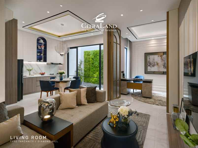 jual rumah 2 lantai di citraland surabaya