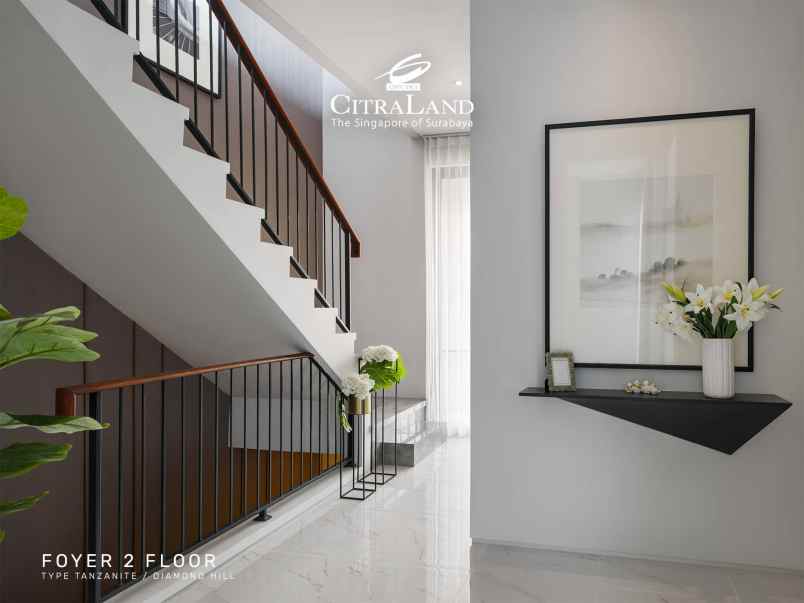 jual rumah 2 lantai di citraland surabaya