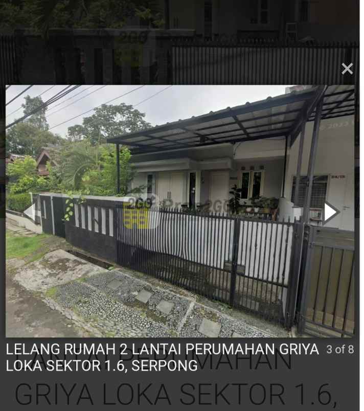 jual rumah griyaloka sektor 1 6 serpong murah