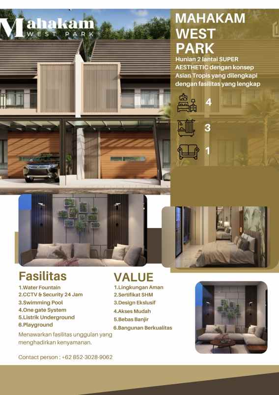 mahakam west park asian tropis modern