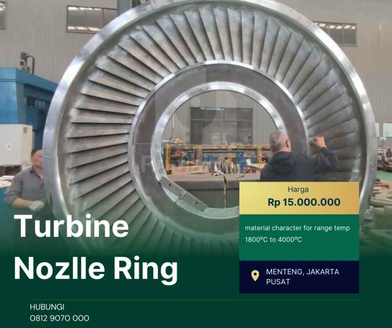 nozle ring for gas steam turbine