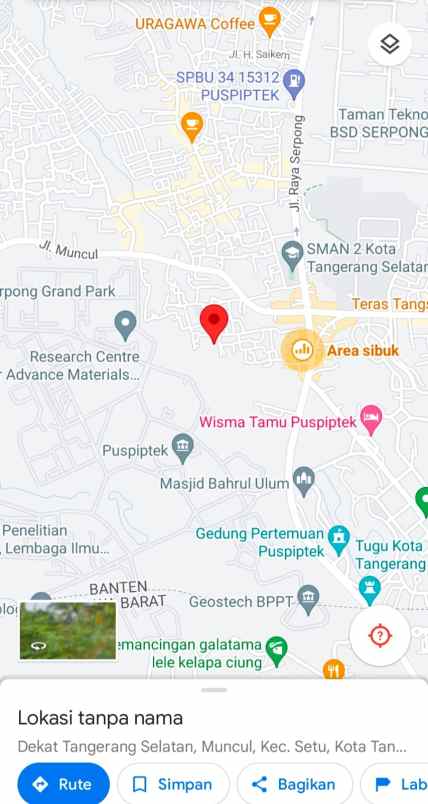 perumahan serpong indah muncul tangerang selatan