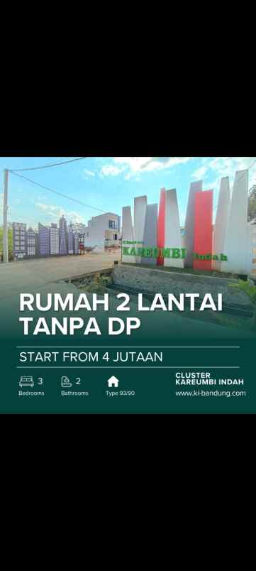 rumah 2 lantai di bandung