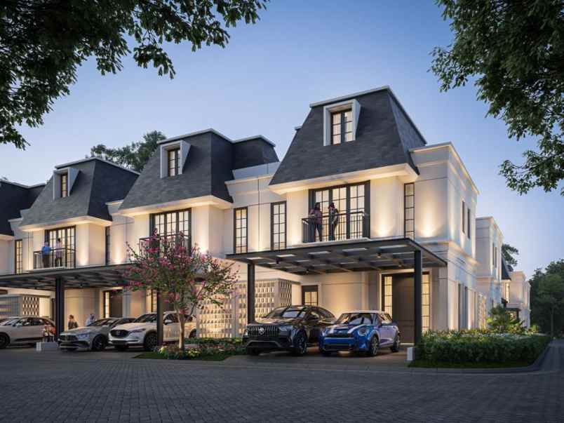 rumah baru 2 lantai attic bintaro