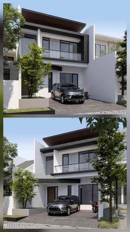 rumah baru manyar jaya 2 lantai gress bagus surabaya