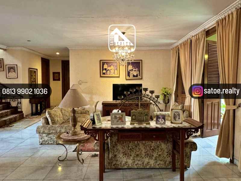 rumah cantik ala resort terluas di lebak bulus raya