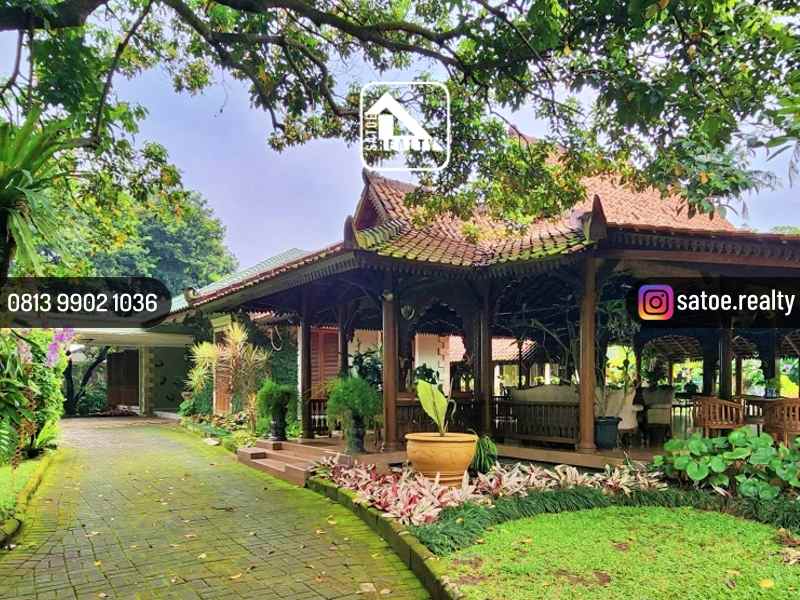 rumah cantik ala resort terluas di lebak bulus raya