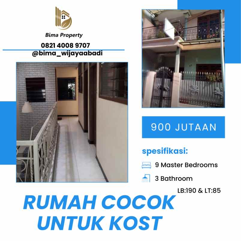 rumah cocok untuk kost kota malang