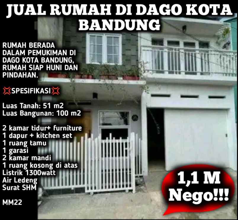rumah dago coblong kota bandung