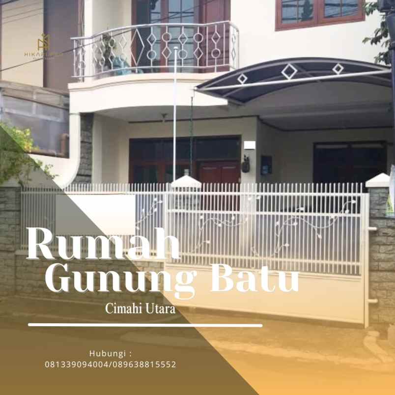 rumah di gunung batu dekat gateway pasteur